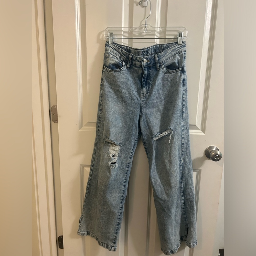 Art Class™ Girls' High-Rise Wide Leg Jeans